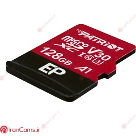 تصویر کارت حافظه‌ microSDXC پاتریوت مدل Patriot EP-V30 A1 کلاس 10 استاندارد UHS-I U3 ظرفیت 128 گیگابایت 