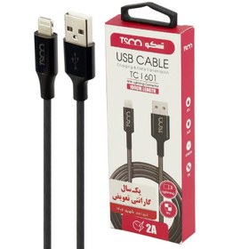 تصویر کابل آیفون (لایتنینگ) تسکو مدل TSCO TC i601 طول 1 متر TSCO USB-ios TCi 601