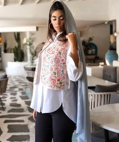 تصویر جلیقه سوزندوزی زنانه Women's needlecraft vest