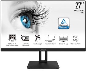 تصویر مانیتور ام اس آی مدل PRO MP271P سایز 27 اینچ MSI MP271A9 PRO SERIES