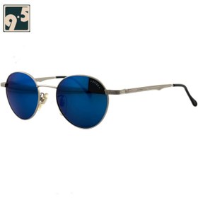 تصویر عینک آفتابی گرد آینه‌ای آبی Sting n4069 