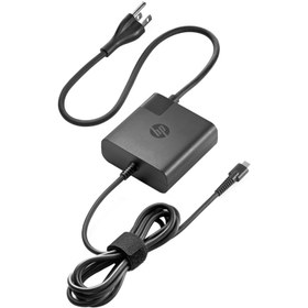 تصویر شارژر لپ تاپ اچ‌پی ۶۵ وات Type C 