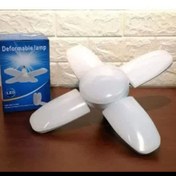 تصویر لامپ ال ای دی 60 وات مدل تاشو طرح پنکه ای پایه E27 