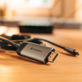 تصویر کابل تبدیل USB-C بهHDMI 4Kمتر1.5 اورحینال آمازون 