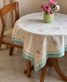 تصویر رومیزی ضد لک مخمل کوبیده tablecloth