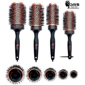 تصویر برس گرد سرامیکی سالنی کره ای برند DRS سایز 45 