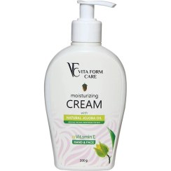 تصویر کرم مرطوب کننده و آبرسان دست و صورت 200g حاوی روغن جوجوبا 