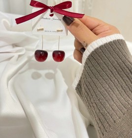 تصویر کد 210 گوشواره گیلاس 