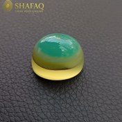 تصویر عقیق سه پوست سبز اصل | نگین آبدار لامپی کلکسیونی درشت | مرجع تخصصی 