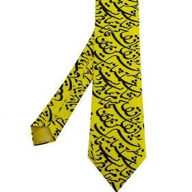 تصویر کراوات مردانه مدل نستعلیق کد 1201 