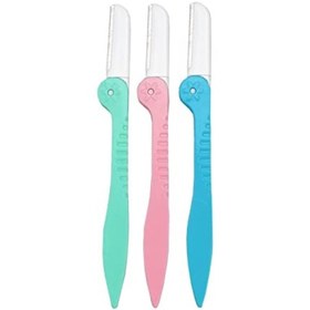 تصویر تیغ اصلاح ابرو و صورت شی رز مدل SH-009 بسته 3 عددی 