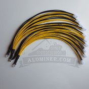 تصویر دسته سیم برق ورودی پاور ماینر مدل 10 سر 6pin/10 Miner Power Supply Cable