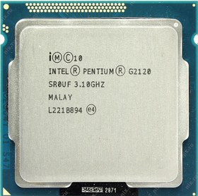 تصویر پردازنده تری اینتل مدل پنتیوم جی 2120 با فرکانس 3.1 گیگاهرتز ا Pentium G2120 3.10GHz LGA 1155 IvyBridge TRAY CPU Pentium G2120 3.10GHz LGA 1155 IvyBridge TRAY CPU