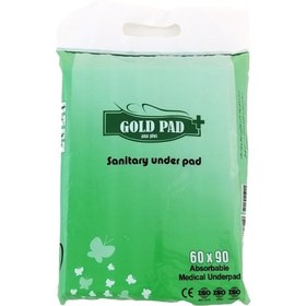 تصویر پد زیر انداز بهداشتی بسته 5 عددی گلد پد - Gold Pad Sanitary Under Pad 