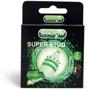 تصویر کاندوم فضایی دکمه دار shadow super stud alien condom Three-dimensional stud buttoned