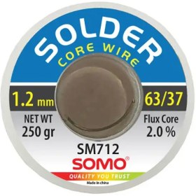 تصویر سیم لحیم سومو 1.2 میلیمتر 250 گرم مدل SOMO SM712 solder wire