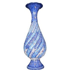 تصویر گلدان مینا کاری 25 سانتی 