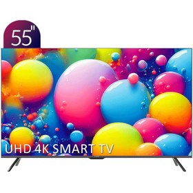 تصویر تلویزیون UHD 4K هوشمند ایکس ویژن سری 7 مدل XYU785 سایز 55 اینچ xvision 7 series XYU785 4K UHD Smart TV 55"