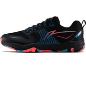 تصویر کفش بدمینتون برند هایپرسانیک III مناسب بزرگسالان برند li-ning Lining Hypersonic III Badminton Shoes Unisex-adult Non Marking Lightweight u0026 Durable (Black/Blue/Orange EUR-44) 693746110233