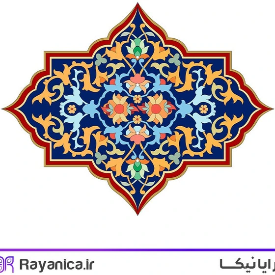 خرید و قیمت طرح ترنج اسلیمی لوزی شماره 191 - رایانیکا | دانلود رایگان ...