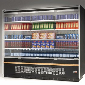 تصویر یخچال ایستاده پرده هوا (روباز)موتور سرخود مدل صدف ۲.۵ متری 