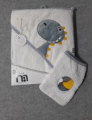 تصویر حوله چهارگوش بچگانه دایناسور و توپ Mothercare 603014/12: Towel set code