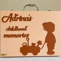 تصویر چمدان خاطرات طرح دخترانه 