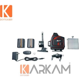 تصویر تراز ليزری شارژی 16 خط 4 بعدی قرمز نورس 