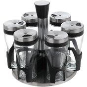 تصویر ست جا ادویه 7 پارچه کاپریس مدل پارادایس کد 6 