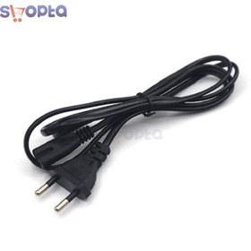 تصویر سیم پاور دوشاخ 