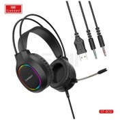 تصویر هدست با سیم گیمینگ ارلدام مدل ET-B03 Earldom B03 wired RGB gaming headset