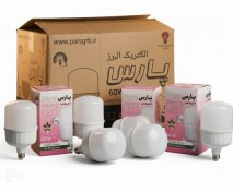 تصویر پک ۶ عددی لامپ LED 60 وات پارس الکتریک البرز – نور صنعتی قدرتمند با فناوری COB+ پلاس و گارانتی 12 ماهه 