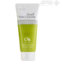 تصویر فوم شستشوی صورت حلزون تری دبلیو کلینیک حجم 100 میل 3W CLINIC SNAIL FOAM CLEANSING