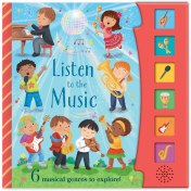 تصویر Listen To The Music Sound Book - 6 Musical Buttons To Press And Play (Sound Books) 