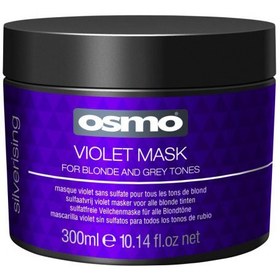 تصویر ماسک تغذیه کننده موهای بلوند و هایلایت مدل Silverising Violet Mask اوسمو (با آبکشی) 