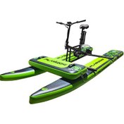 تصویر دوچرخه آبی بادی Plankzone 