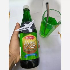 تصویر سیروپ (شربت) 800میل با طعم بستنی روح افزا رضوان Ice cream syrup Rizwan 