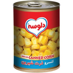 تصویر کنسرو ذرت شیرین دلوسه 