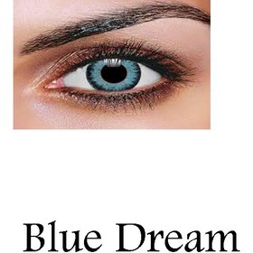 تصویر لنز رنگی چشم آبی رویایی لاکی لوک مدل Blue Dream 