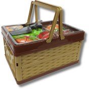 تصویر اسباب بازی سبد میوه طرح چوب 