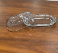 تصویر ظرف کره‌خوری پاشاباغچه مدل بیسیک کد 98402 Pasabahce Basic Butter Dish – Code 98402