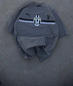 تصویر کیت مردانه JUVENTUS طوسی کد 2177 