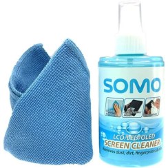 تصویر کیت تمیز کننده سومو مدل SM450 حجم ۲۰۰ میلی لیتر با دستمال ماکروفایبر 