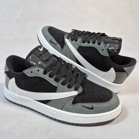 تصویر جردن ترویس مشکی طوسی 