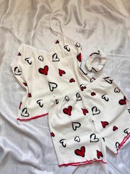 تصویر ست تاپ و شورتک کبریتی 