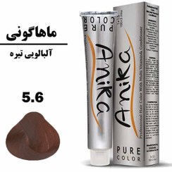 تصویر رنگ مو آنیکا شماره 5.6 آلبالویی تیره 