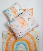 تصویر سرویس خواب نوزاد سه تیکه مسافرتی | کاور ضد آب 