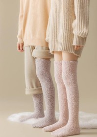 تصویر جوراب پشمی بالازانو زنانه 