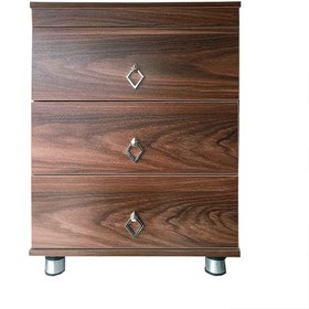 تصویر فایل ۳ کشو قهوه ای 