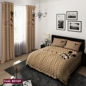 تصویر روتختی چاپی جنس میکروتنسل ترک مدل اسپرت گوچی - یک و نیم نفره 